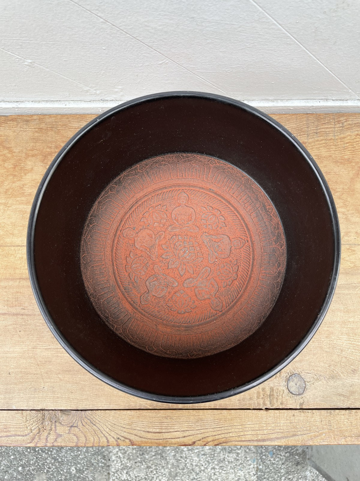 Kırmızı Tibet Terapi Meditasyon Ses Çanağı Singing Bowl