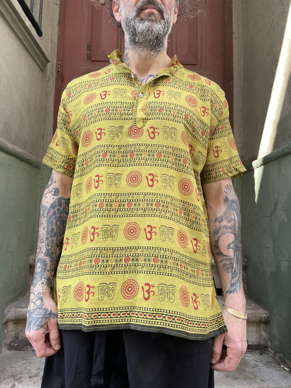 Bohemian Pattern Hawaiian Short Sleeve Shirt