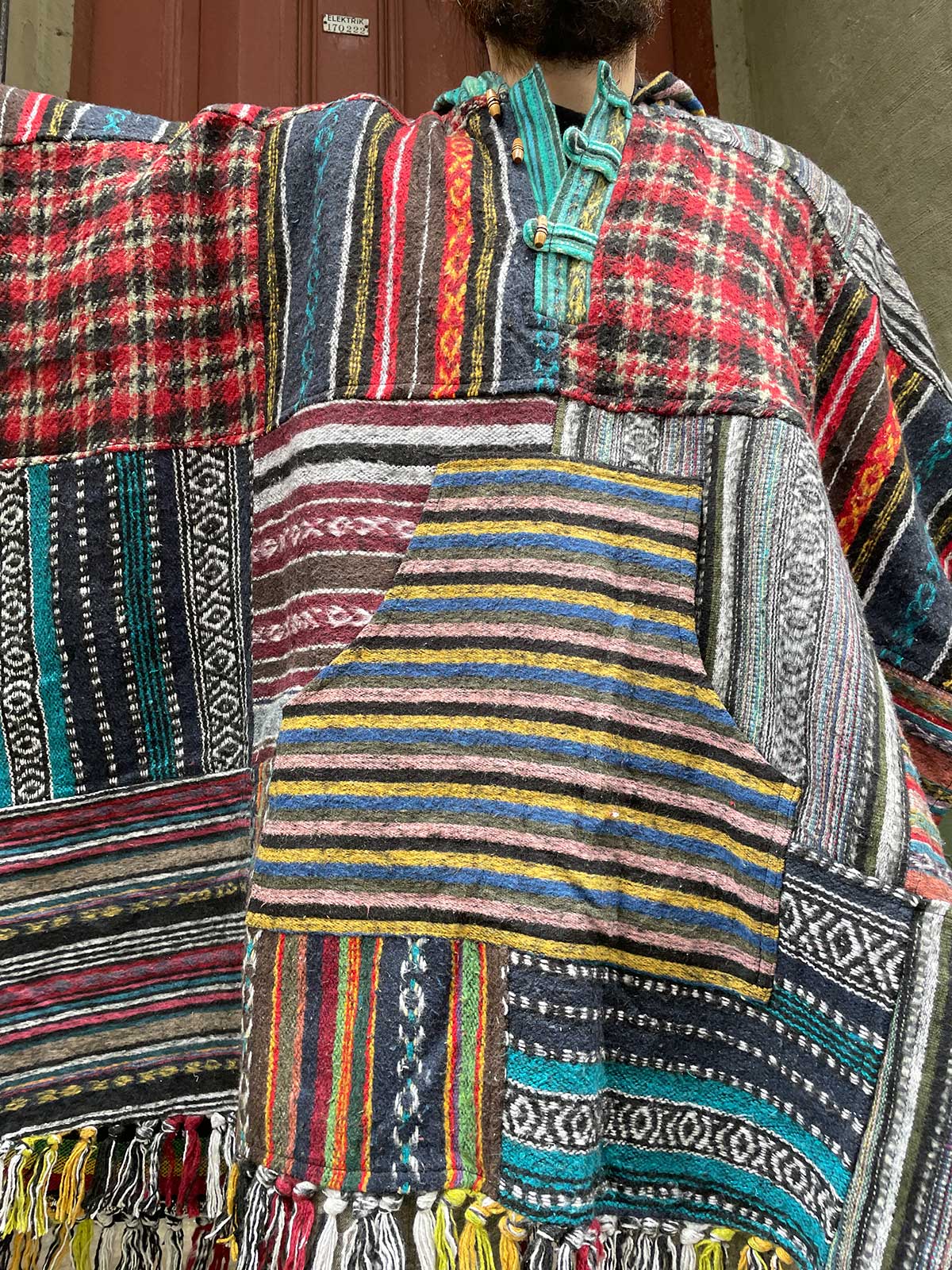 Unisex Nepal Patchwork Gheri Panço